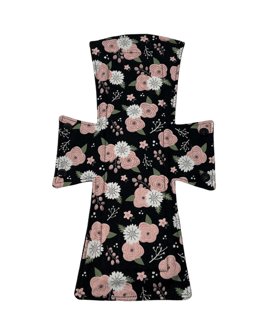 Glitter Rose Cotton Single Night/Postpartum Pad - Tree Hugger Cloth Pads