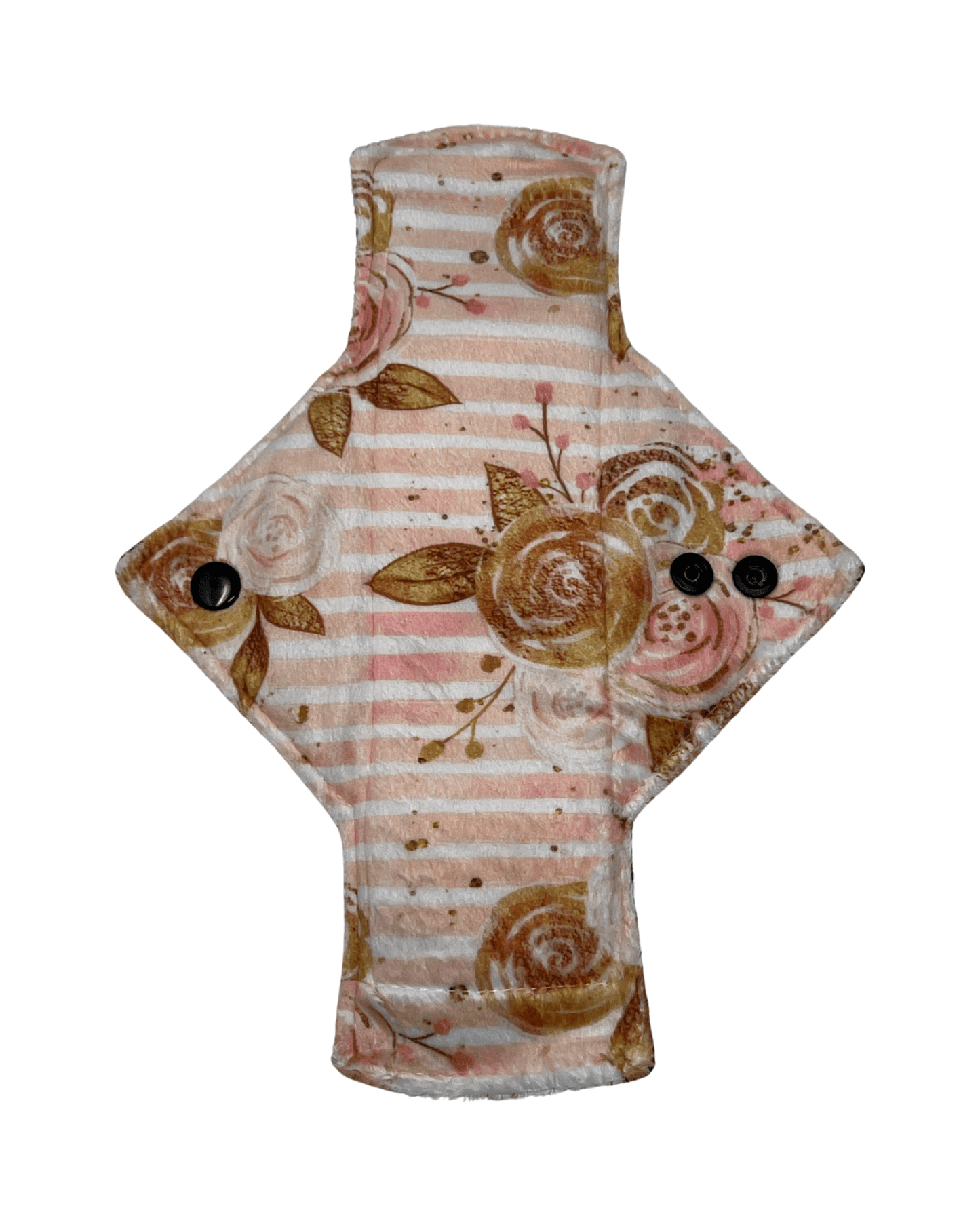 Gold Roses Limited Edition Minky Single Light Flow Day Pad - Tree Hugger Cloth Pads