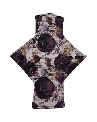 Gothic Rose Jersey Limited Edition Single Heavy Flow Day Pad - Tree Hugger Cloth Pads