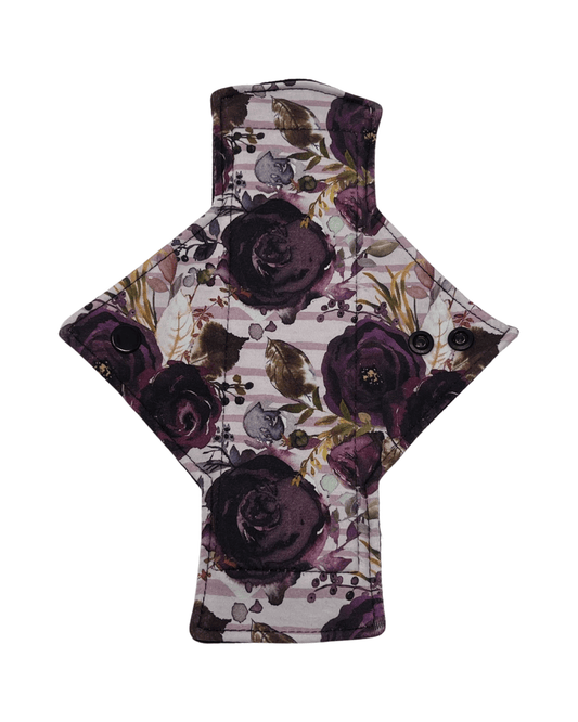 Gothic Rose Jersey Limited Edition Single Light Flow Day Pad - Tree Hugger Cloth Pads