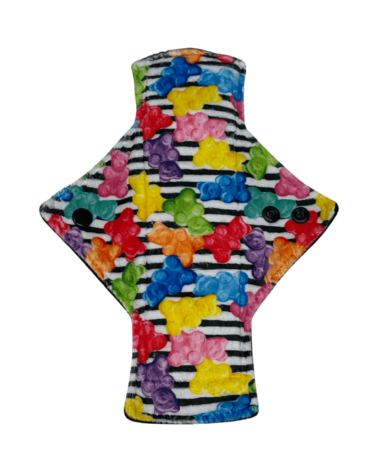 Gummy Bears Limited Edition Minky Single Light Flow Day Pad - Tree Hugger Cloth Pads