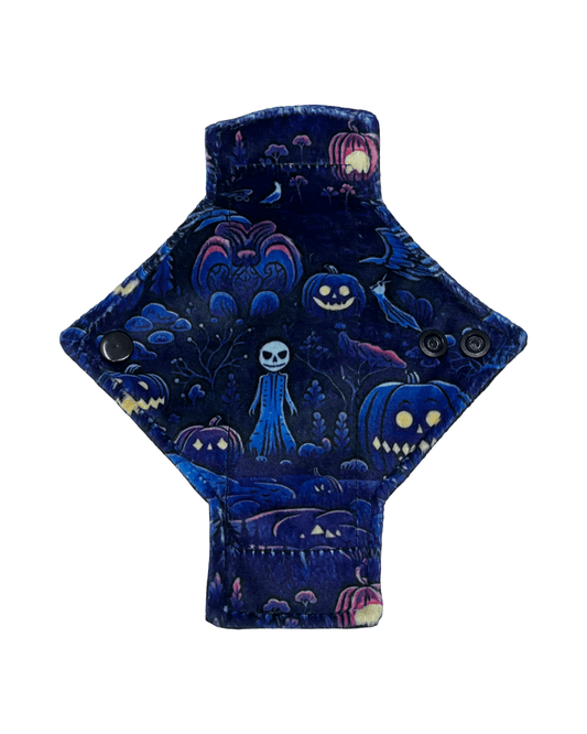 Halloween Blues Limited Edition Minky Single Pantyliner - Tree Hugger Cloth Pads