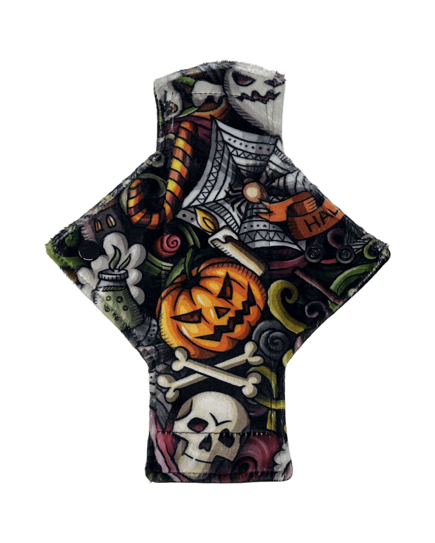 Halloween Overload Limited Edition Minky Single Light Flow Day Pad - Tree Hugger Cloth Pads