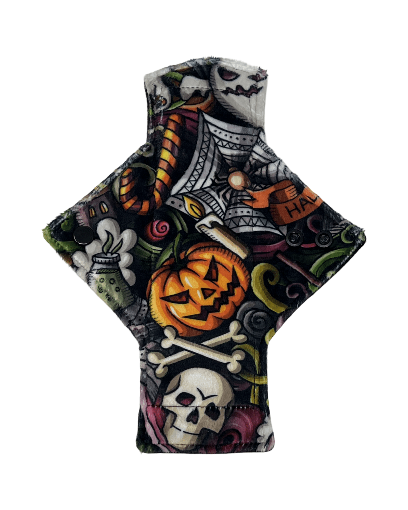 Halloween Overload Limited Edition Minky Single Light Flow Day Pad - Tree Hugger Cloth Pads