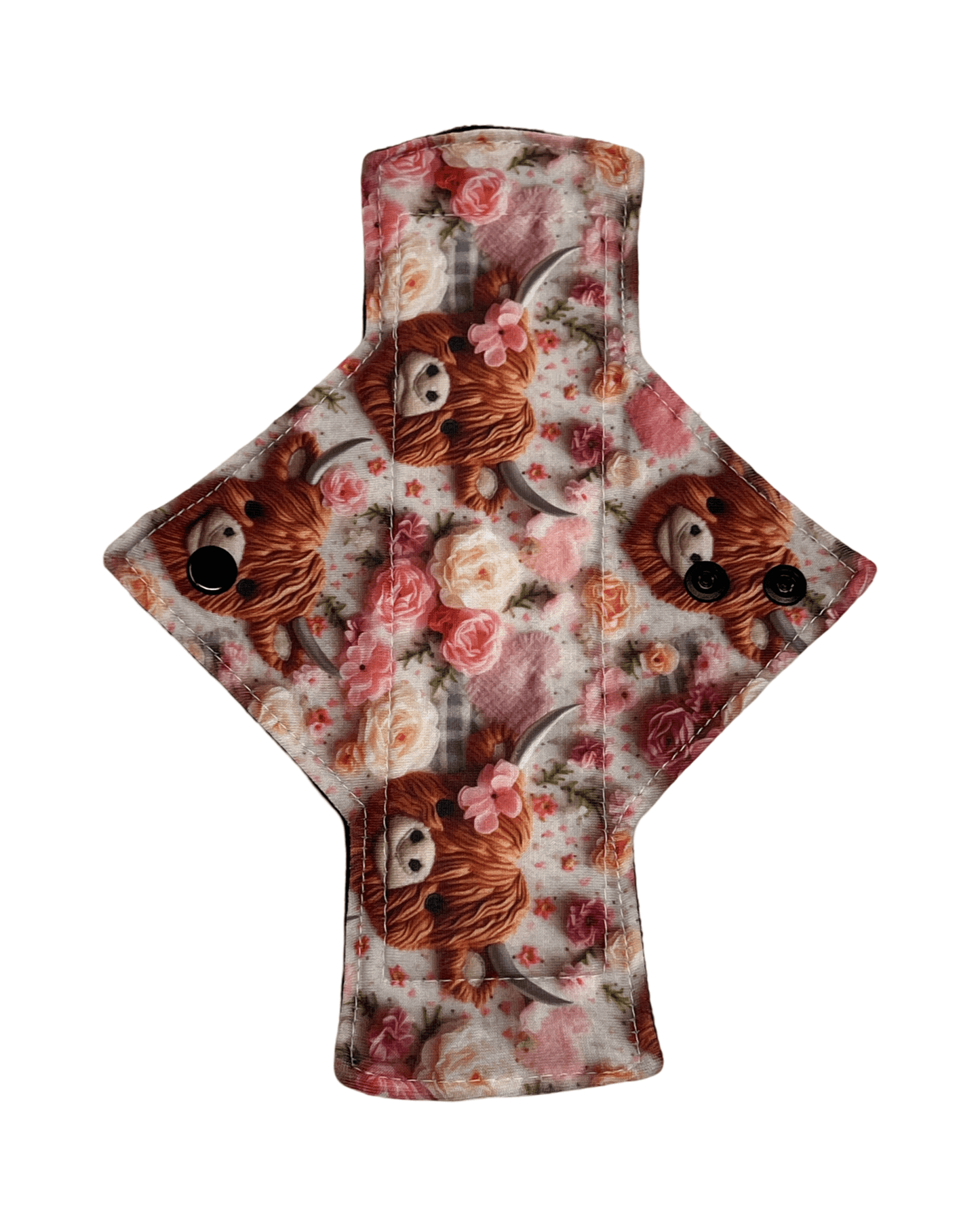 Highland Cow Jersey Limited Edition Single Heavy Flow Day Pad - Tree Hugger Cloth Pads