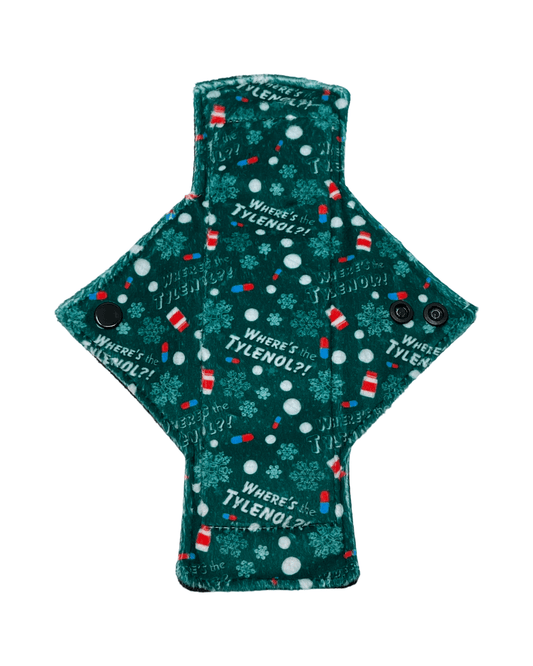 Holiday Headache Limited Edition Minky Single Heavy Flow Day Pad - Tree Hugger Cloth Pads