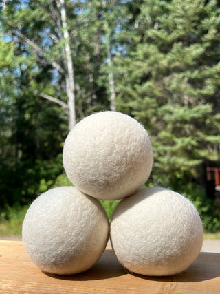 Wool Dryer Balls XL (set of 3) - Tree Hugger Cloth Pads