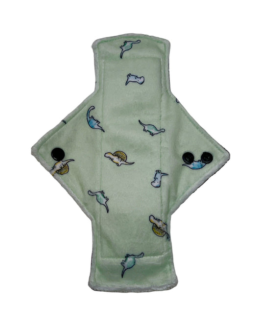 Little Dinos Limited Edition Minky Single Heavy Flow Day Pad - Tree Hugger Cloth Pads