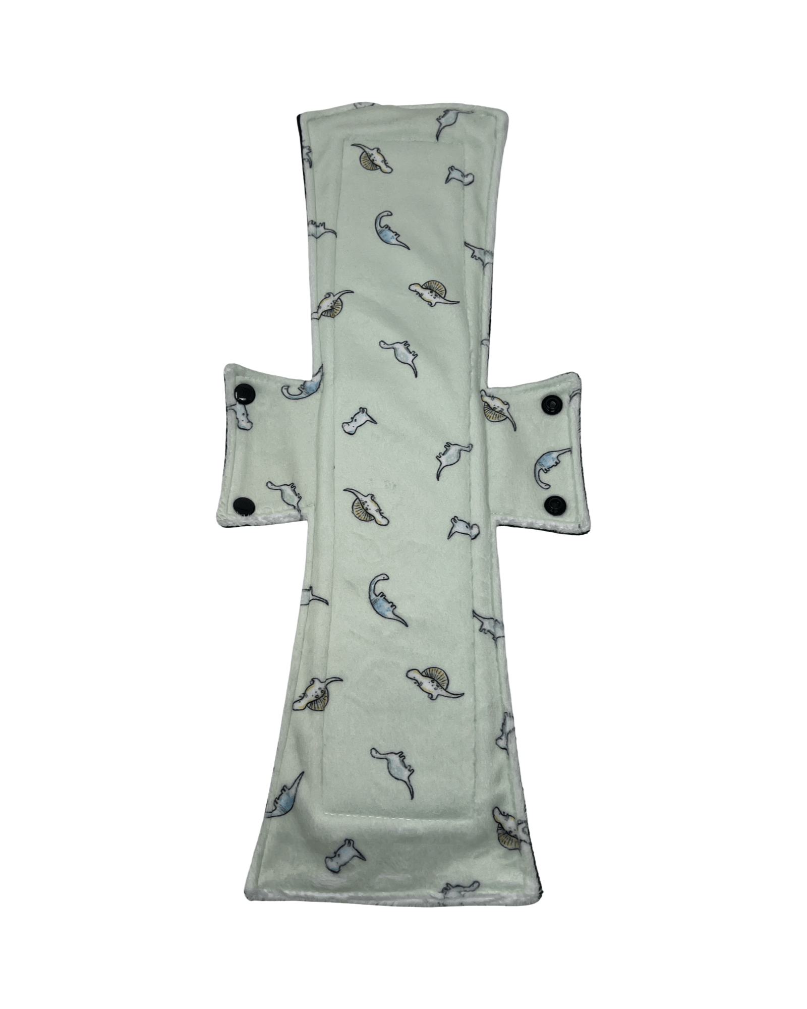 Little Dinos Minky Single Super Night/Postpartum Pad 16.5" - Tree Hugger Cloth Pads