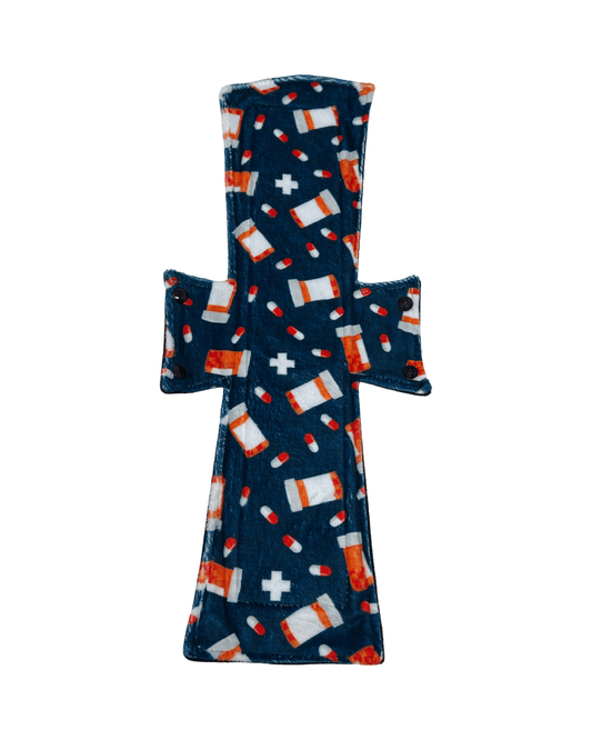 Meds Minky Single Super Night/Postpartum Pad 16.5" - Tree Hugger Cloth Pads