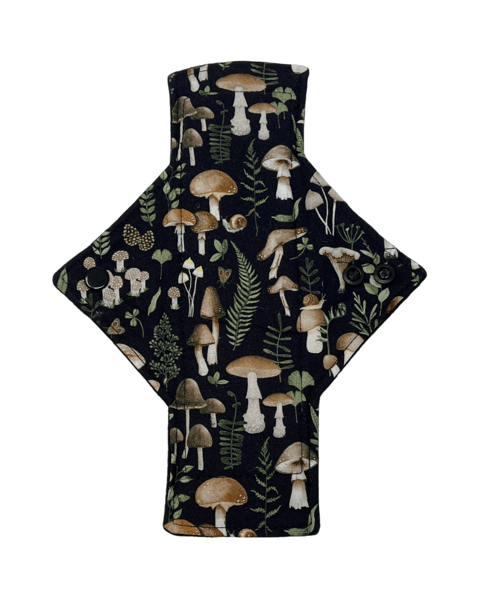 Mushroom Cotton Single Light Flow Day Pad - Tree Hugger Cloth Pads