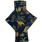 Navy Dinos Cotton Single Heavy Flow Day Pad - Tree Hugger Cloth Pads