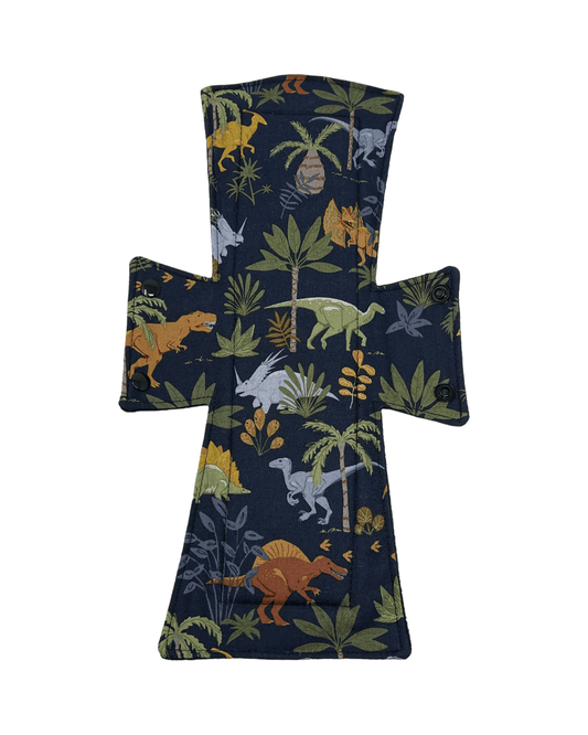 Navy Dinos Limited Edition Cotton Single Night/Postpartum Pad - Tree Hugger Cloth Pads