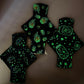 Navy Glowing Cotton Heavy Flow Day Pad Set - Tree Hugger Cloth Pads