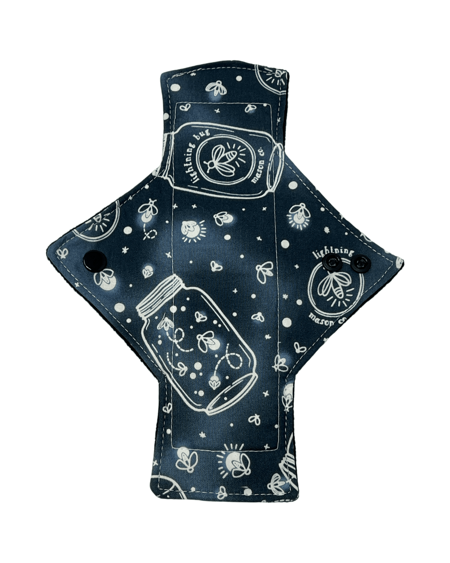 Navy Glowing Cotton Light Flow Day Pad Set (3) - Tree Hugger Cloth Pads