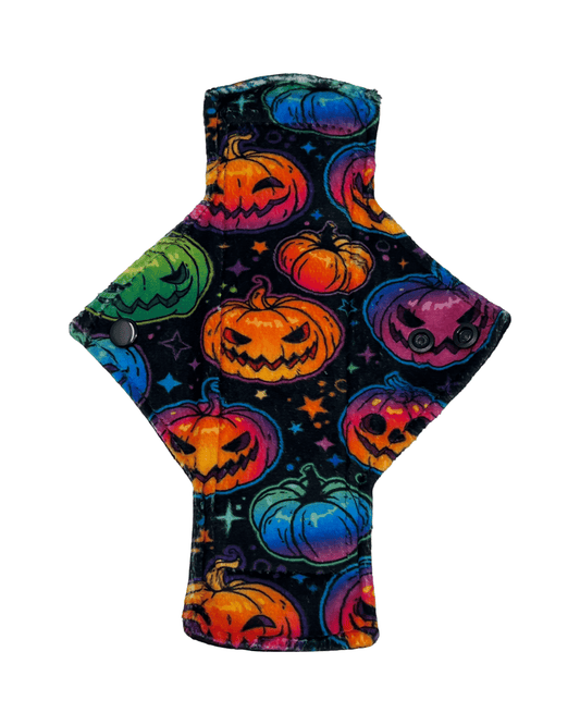 Neon Pumpkins Limited Edition Minky Single Light Flow Day Pad - Tree Hugger Cloth Pads