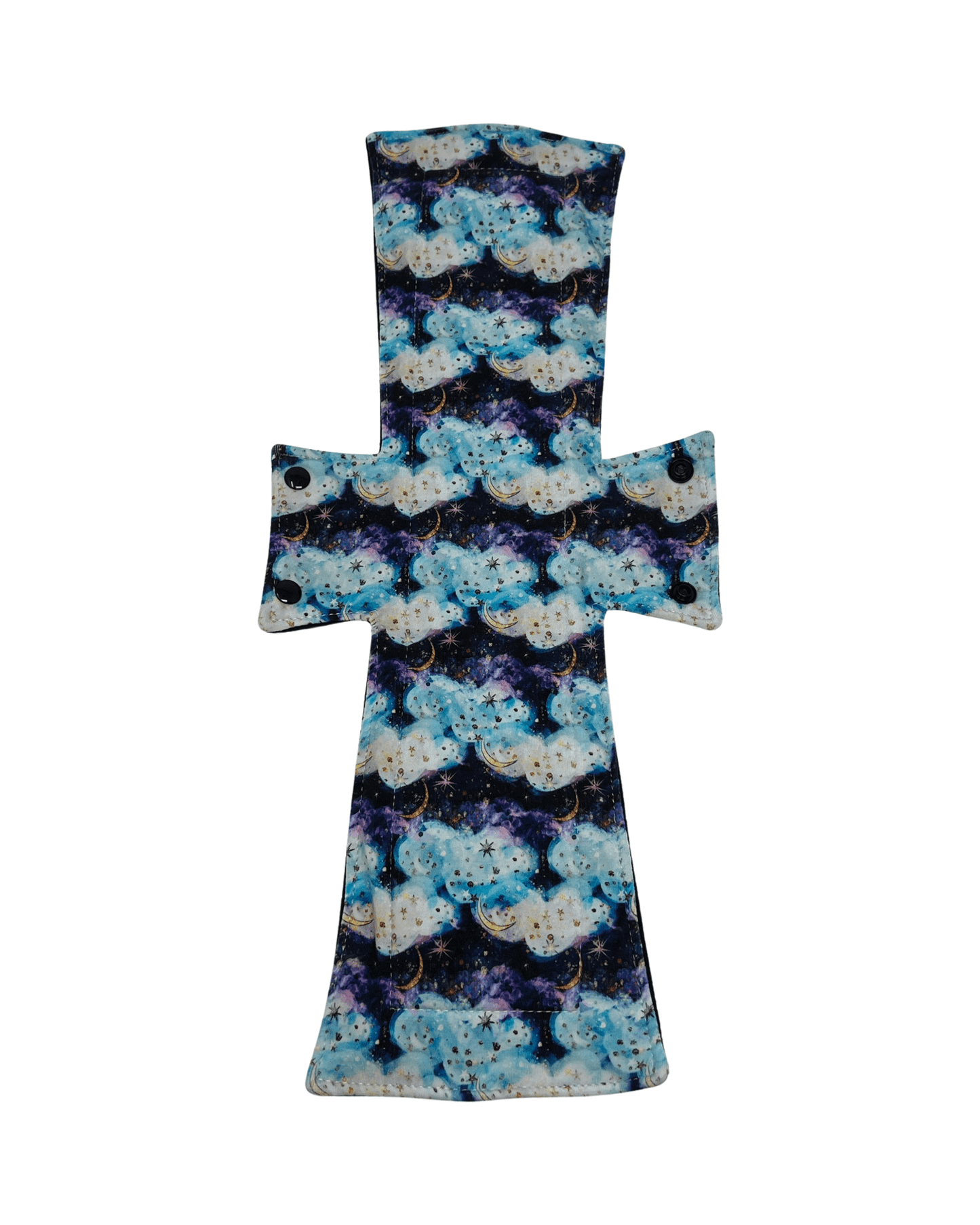 Night Sky Jersey Single Super Night/Postpartum Pad 16.5" - Tree Hugger Cloth Pads