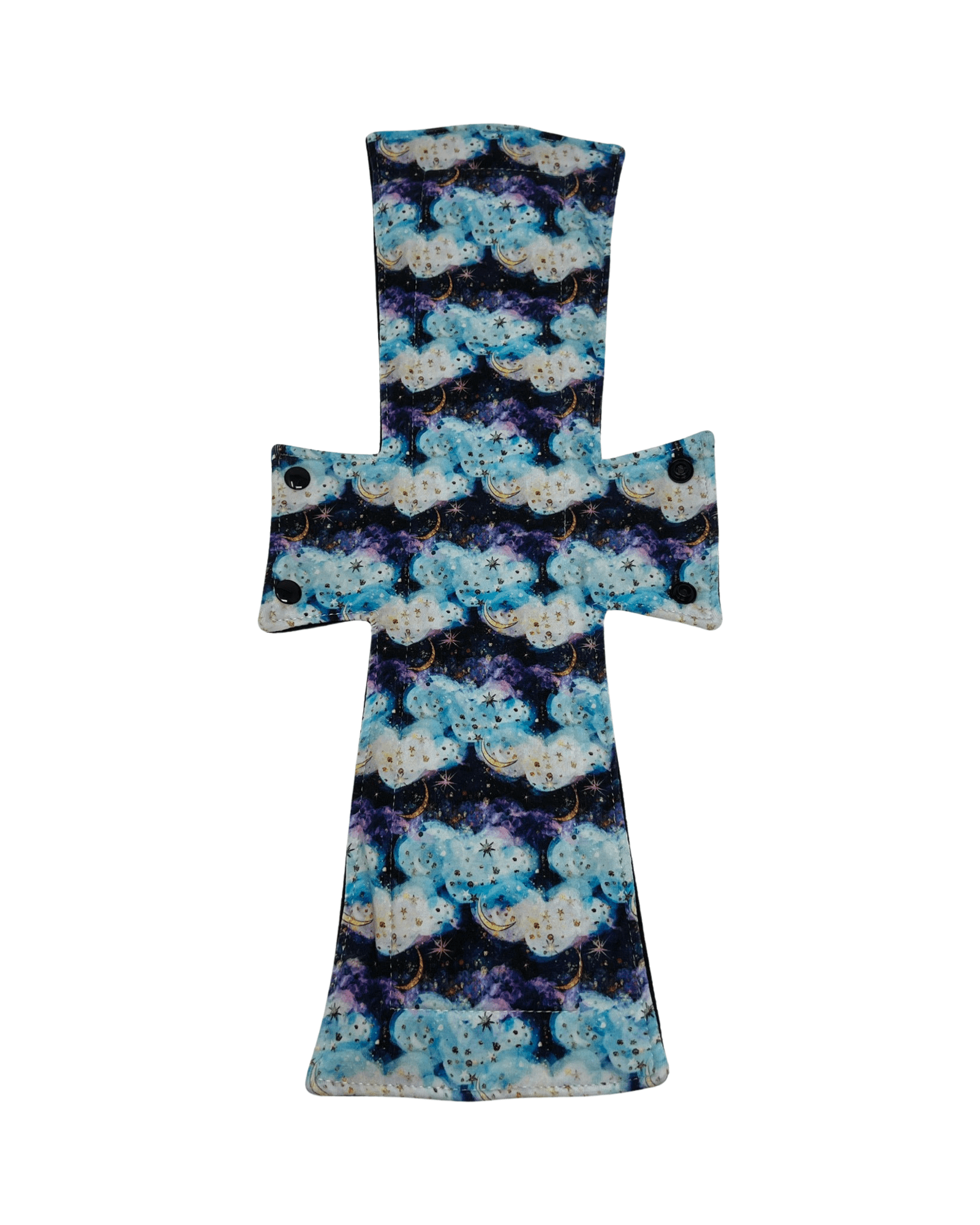 Night Sky Jersey Single Super Night/Postpartum Pad 16.5" - Tree Hugger Cloth Pads