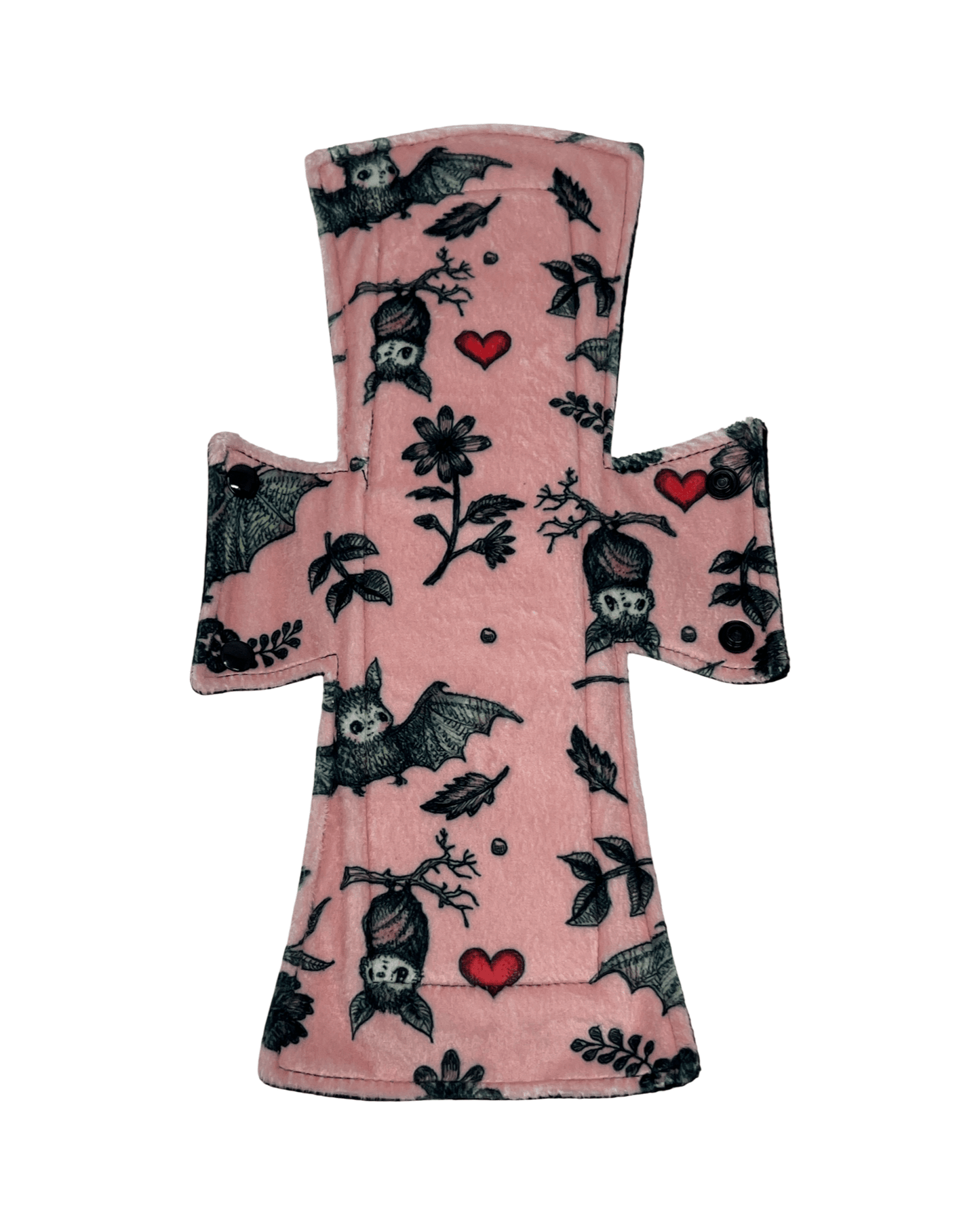Pink Bats Limited Edition Minky Single Night/Postpartum Pad - Tree Hugger Cloth Pads