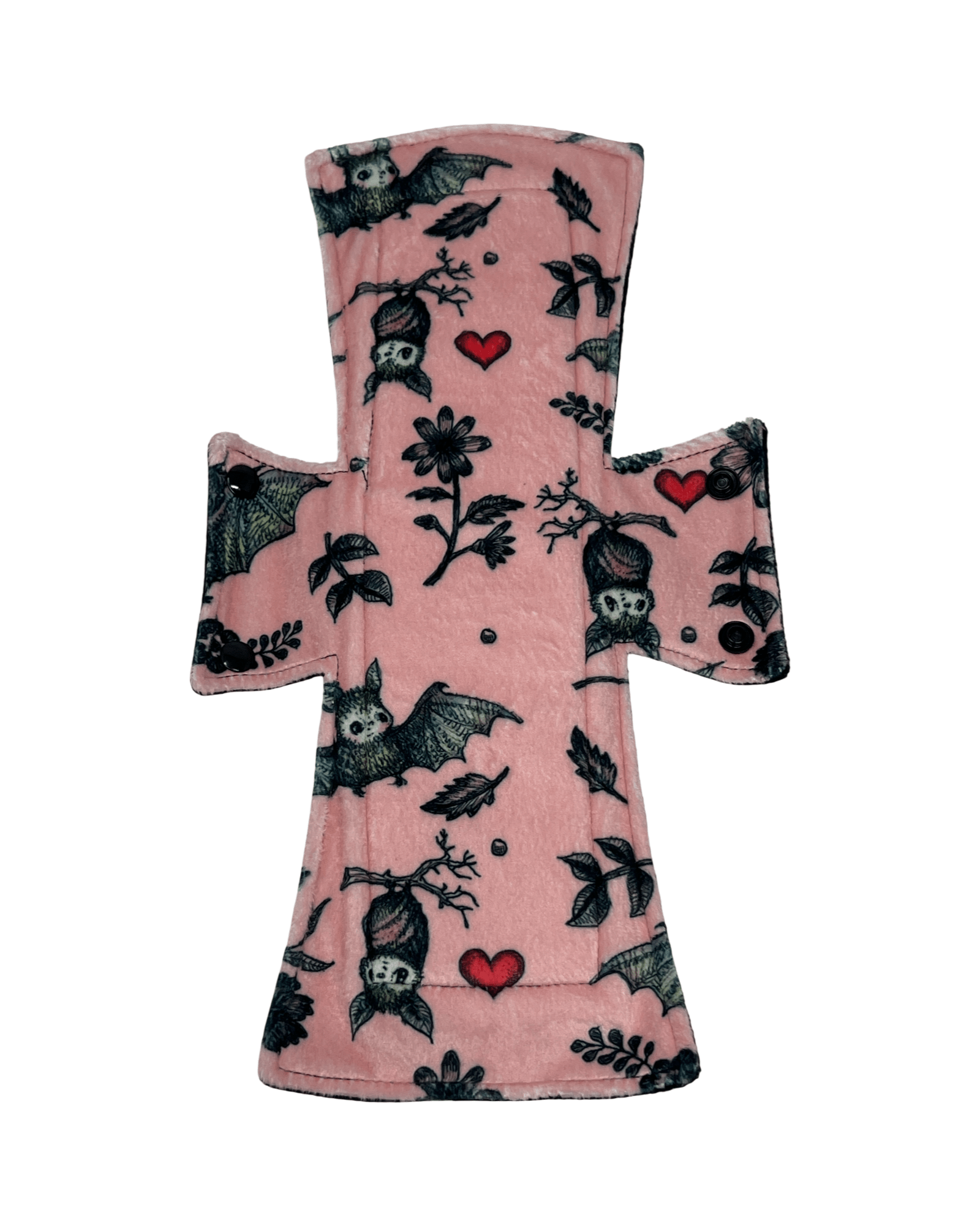 Pink Bats Limited Edition Minky Single Night/Postpartum Pad - Tree Hugger Cloth Pads