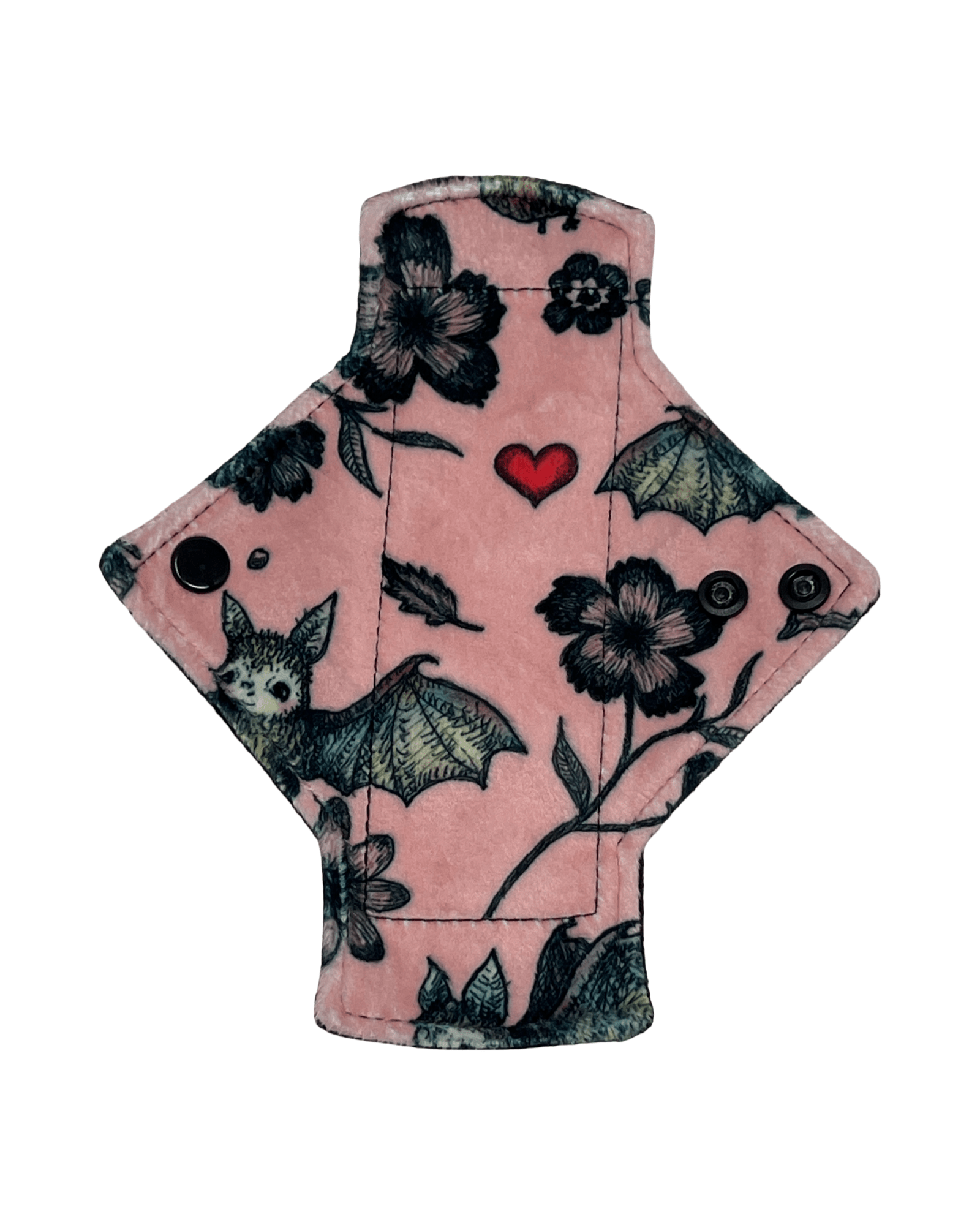Pink Bats Limited Edition Minky Single Pantyliner - Tree Hugger Cloth Pads