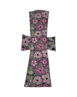 Pink & Lime Flowers Limited Edition Cotton Single Super Night/Postpartum Pad 16.5" - Tree Hugger Cloth Pads