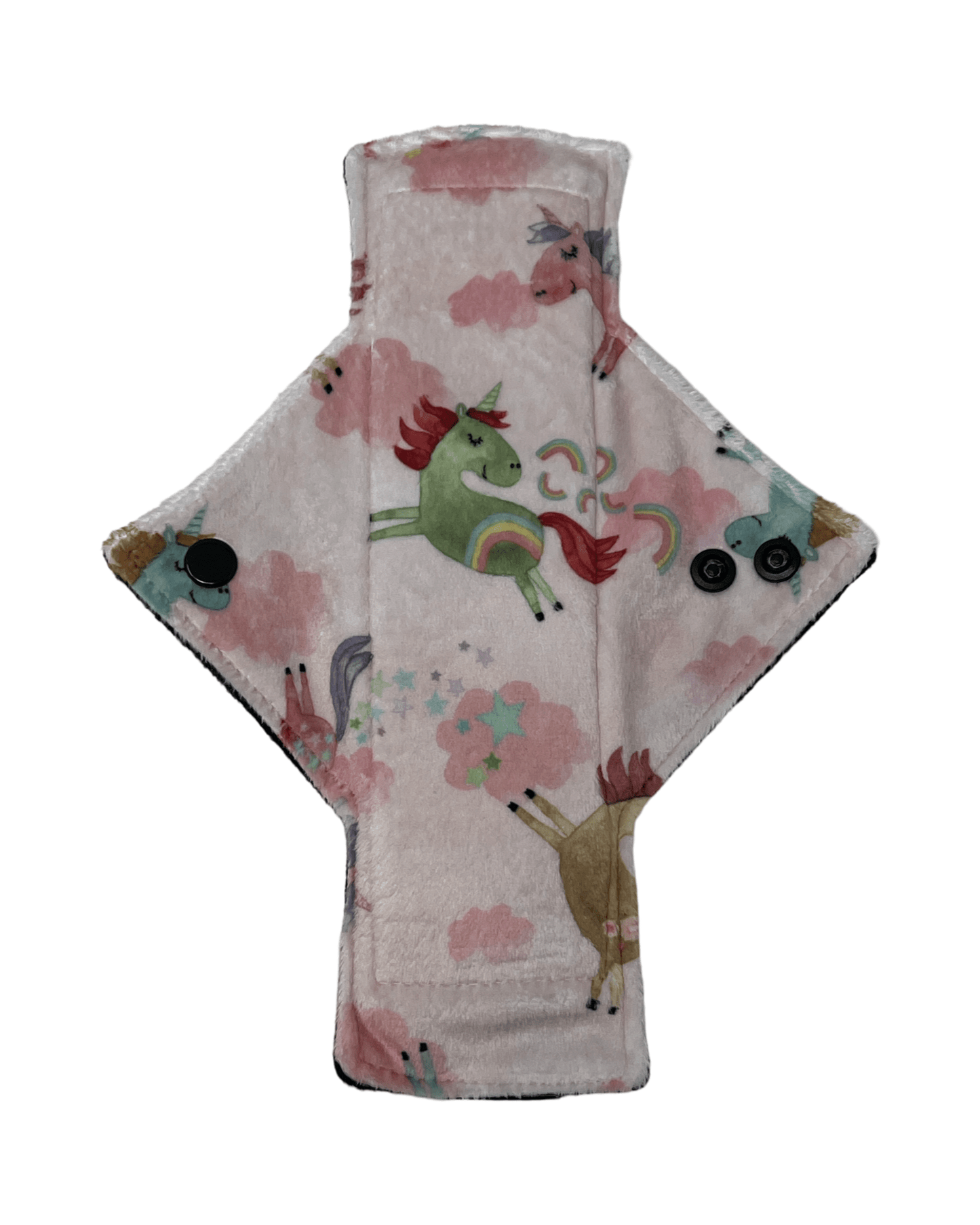 Pink Unicorn Minky Light Flow Day Pad - Tree Hugger Cloth Pads