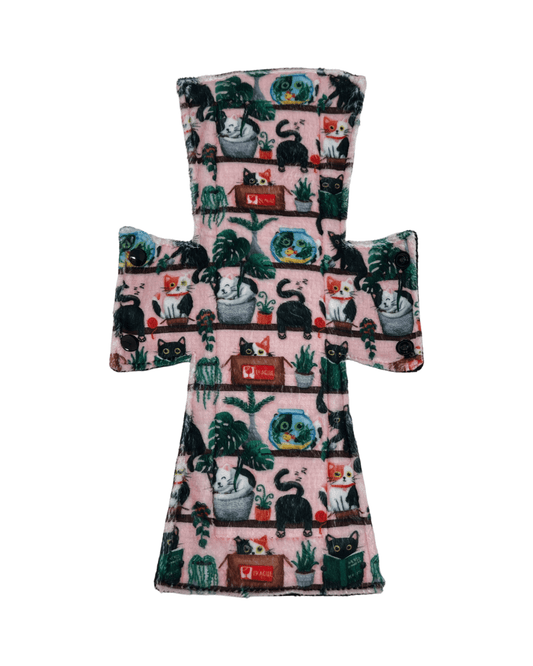 Plant Cats Limited Edition Minky Single Night/Postpartum Pad - Tree Hugger Cloth Pads