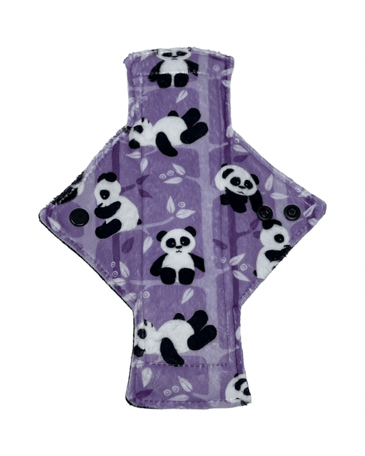 Purple Pandas Limited Edition Minky Light Flow Day Pad - Tree Hugger Cloth Pads