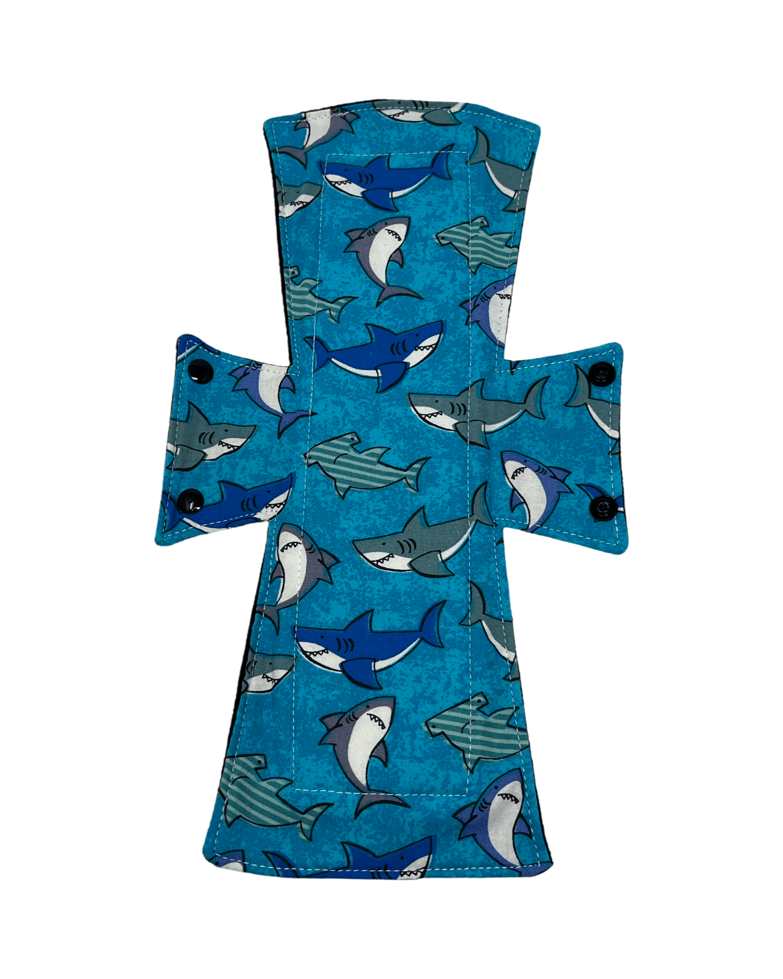 Sharks Limited Edition Cotton Single Night/Postpartum Pad - Tree Hugger Cloth Pads