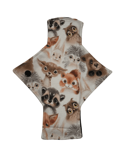 Soft Critters Jersey Limited Edition Single Heavy Flow Day Pad - Tree Hugger Cloth Pads