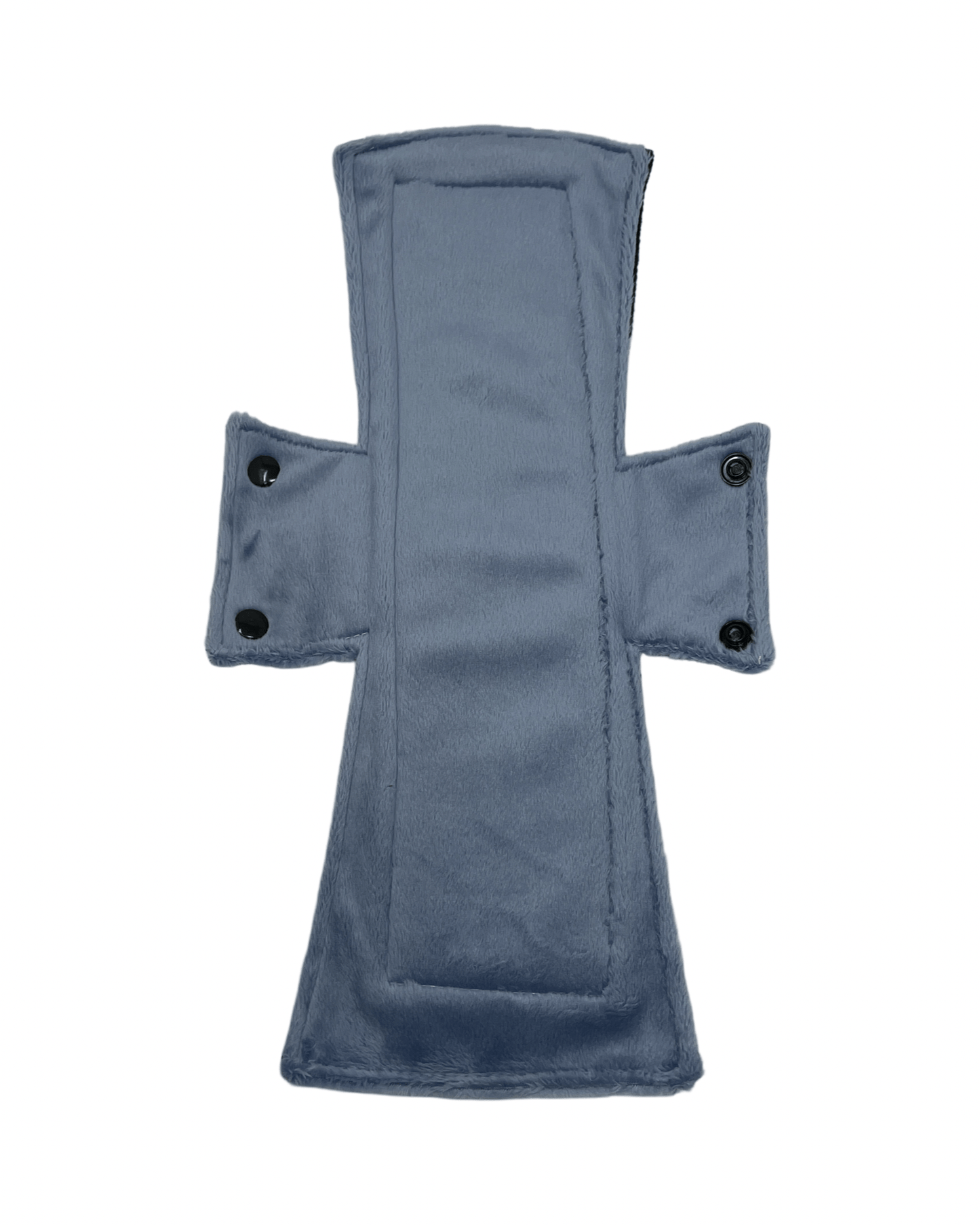 Solid Steel Minky Single Night/Postpartum Pad - Tree Hugger Cloth Pads