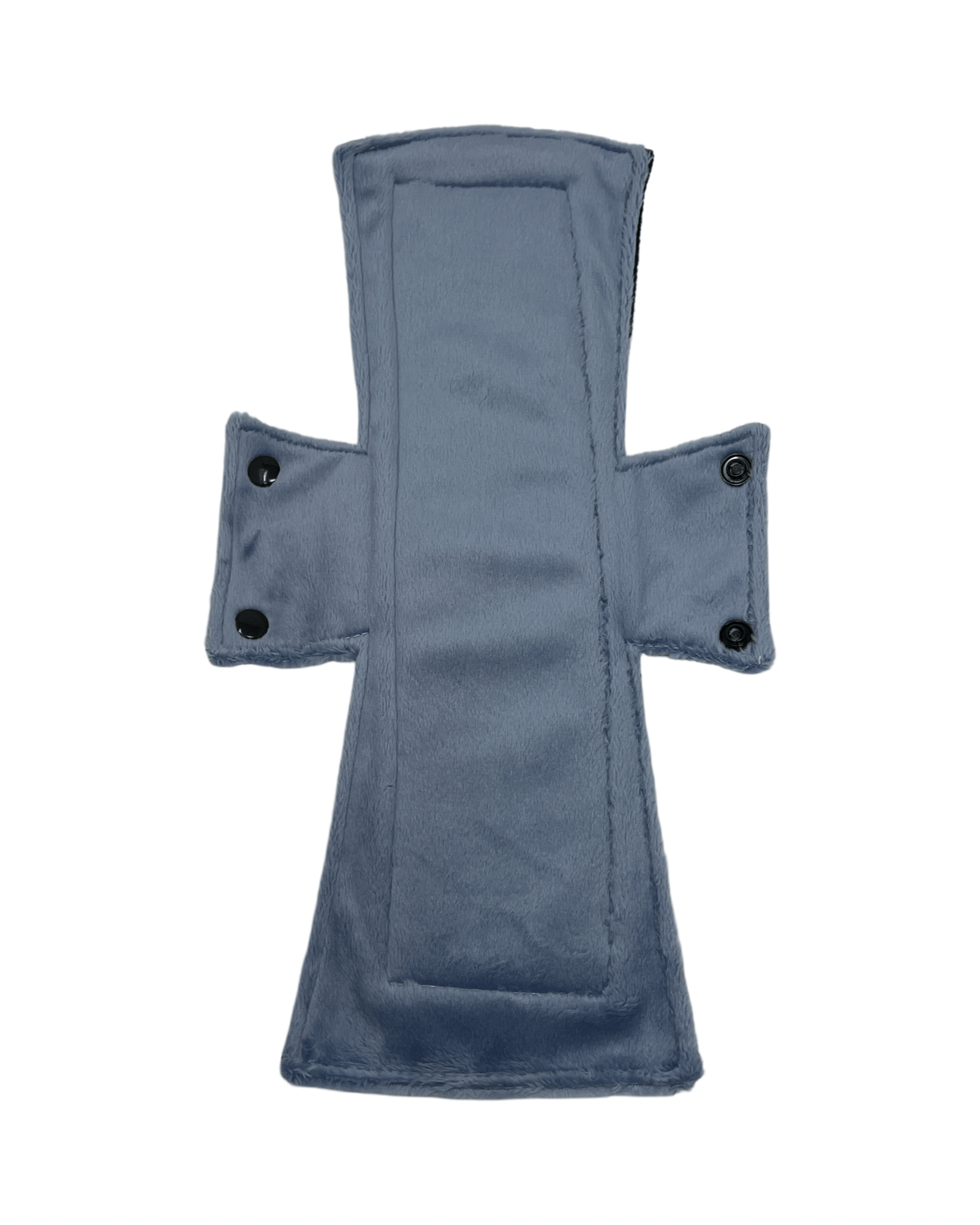 Solid Steel Minky Single Night/Postpartum Pad - Tree Hugger Cloth Pads