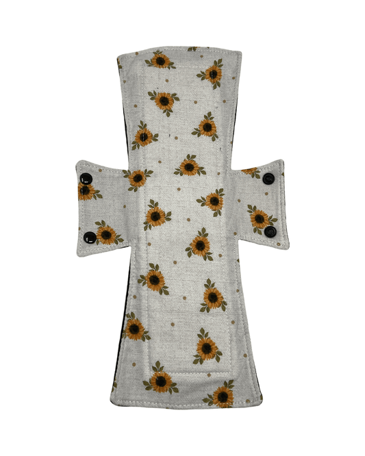 Sunflower Limited Edition Cotton Single Night/Postpartum Pad - Tree Hugger Cloth Pads