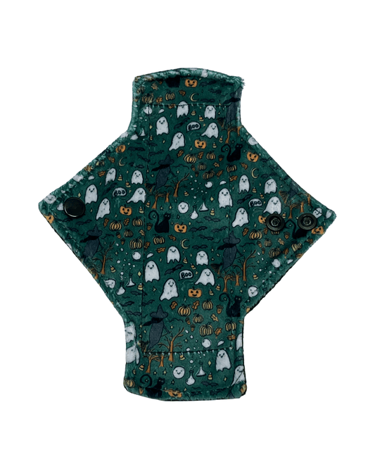 Tiny Halloween Limited Edition Minky Single Pantyliner - Tree Hugger Cloth Pads