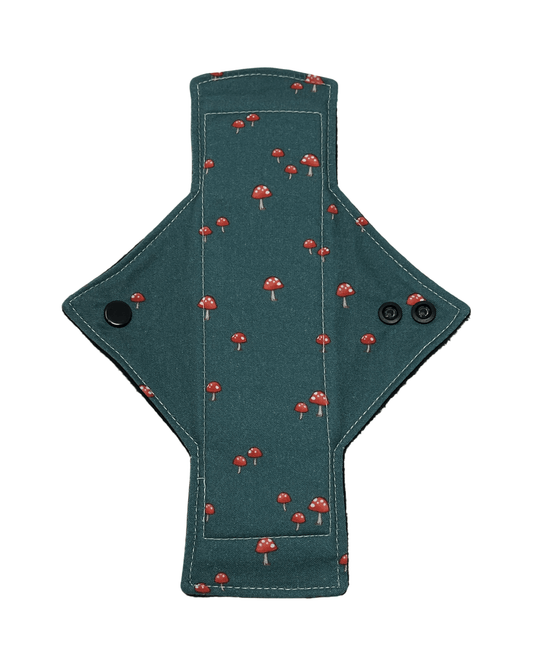 Toadstools Cotton Single Heavy Flow Day Pad - Tree Hugger Cloth Pads