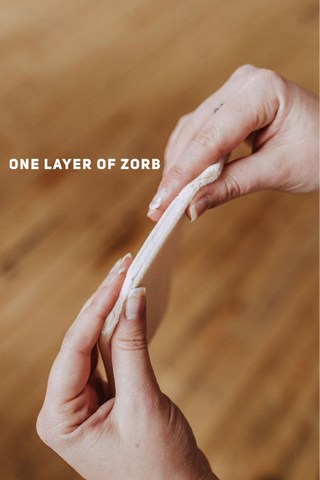 Cloth pad absorbent layer