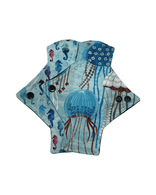 Underwater Dream Cotton Pantyliner Set - Tree Hugger Cloth Pads