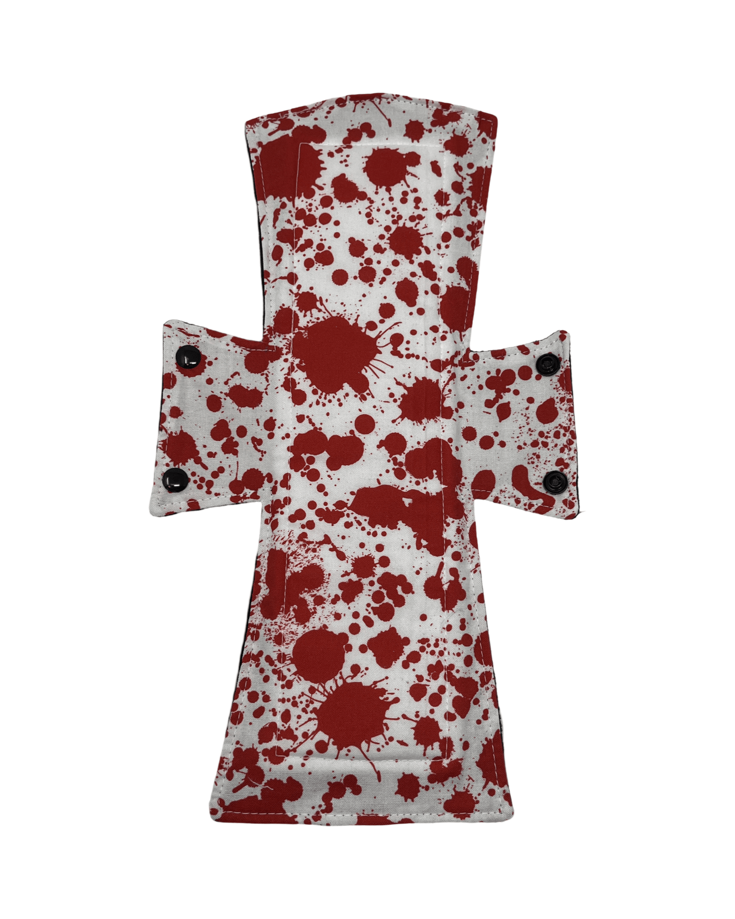 White Blood Spatter Limited Edition Cotton Single Night/Postpartum Pad - Tree Hugger Cloth Pads