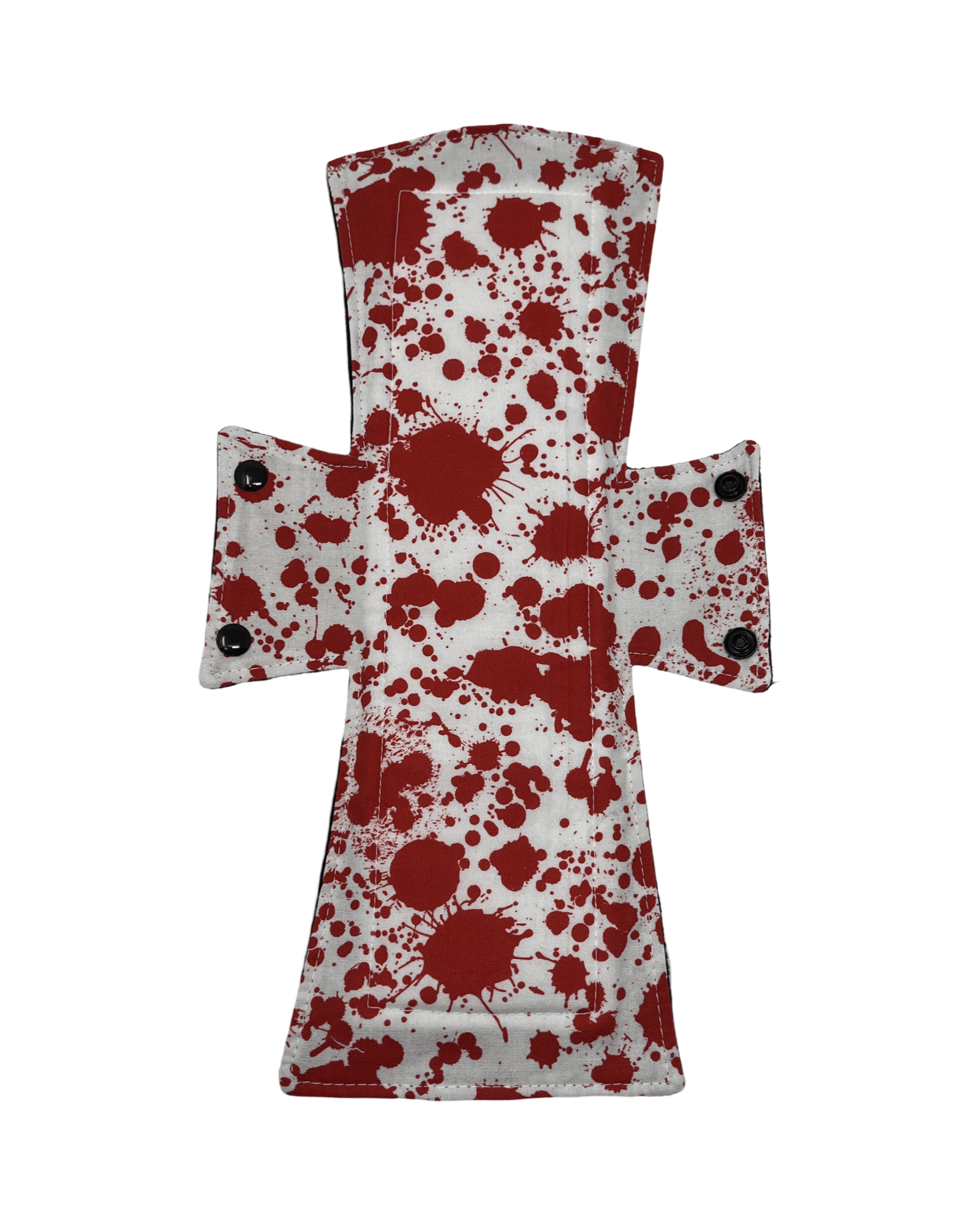 White Blood Spatter Limited Edition Cotton Single Night/Postpartum Pad - Tree Hugger Cloth Pads