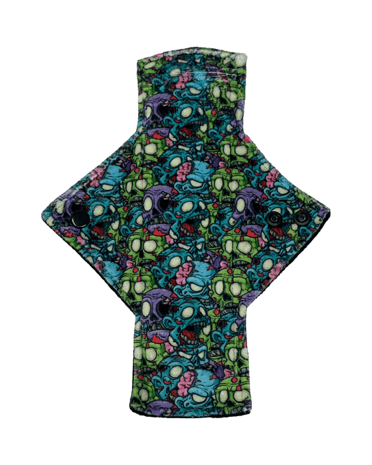 Zombie Brains Limited Edition Minky Single Light Flow Day Pad - Tree Hugger Cloth Pads