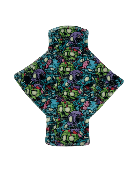 Zombie Brains Limited Edition Minky Single Pantyliner - Tree Hugger Cloth Pads