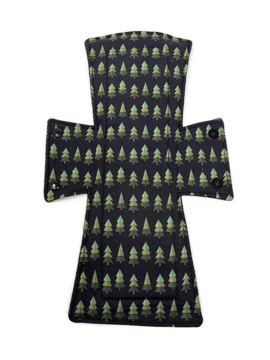 Evergreens Limited Edition Cotton Single Night/Postpartum Pad - Tree Hugger Cloth Pads