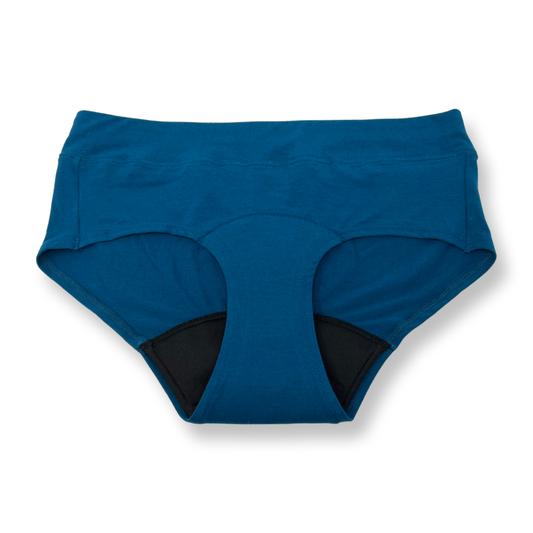 “Game Changer” Period Underwear - Mid-Rise -Turquoise Small & Medium Only