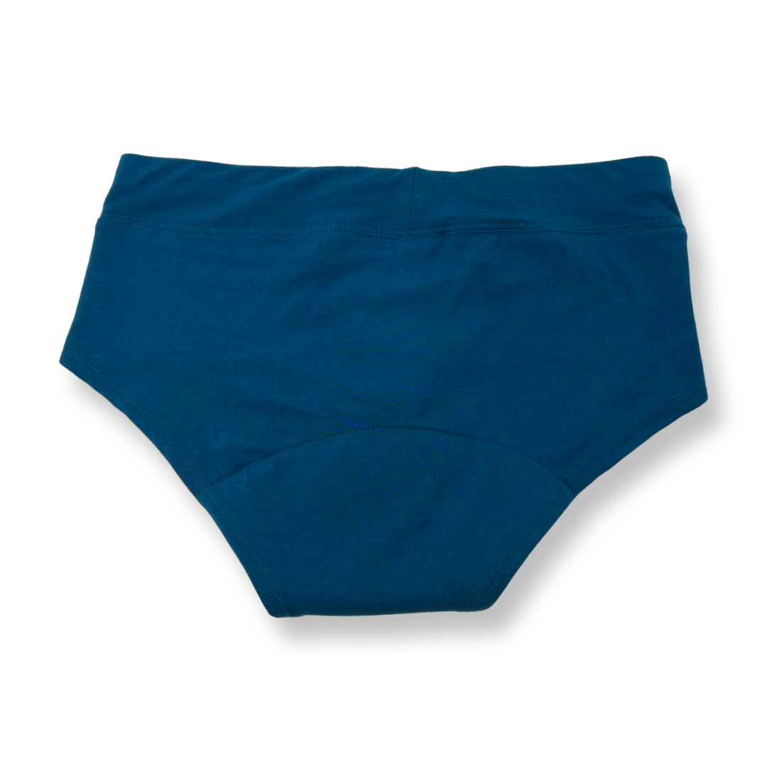 “Game Changer” Period Underwear - Mid-Rise -Turquoise Small & Medium Only