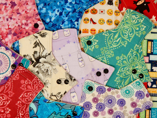 *Single* Value Surprise Print! One Cotton Pantyliner - Tree Hugger Cloth Pads
